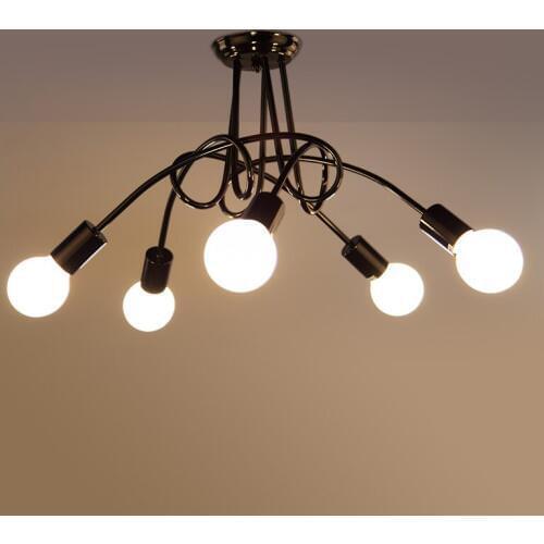 Loft American Style Retro Ceiling Light For Living Rome Dining Room Restaurant Home Simple Creative Study Room Lamps Bedroom