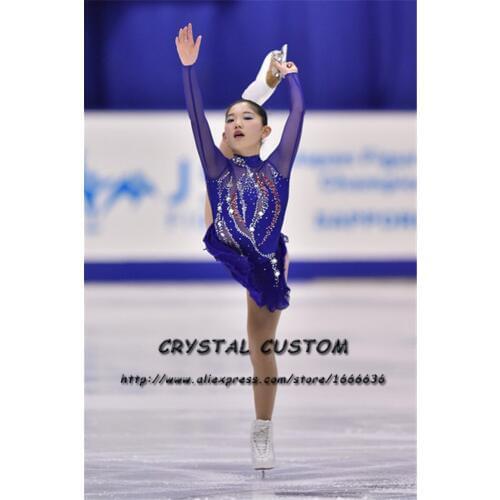 Professional Custom Figure Skating Dresses Adult Graceful New Brand Ice Skating Dresses For Competition DR4490