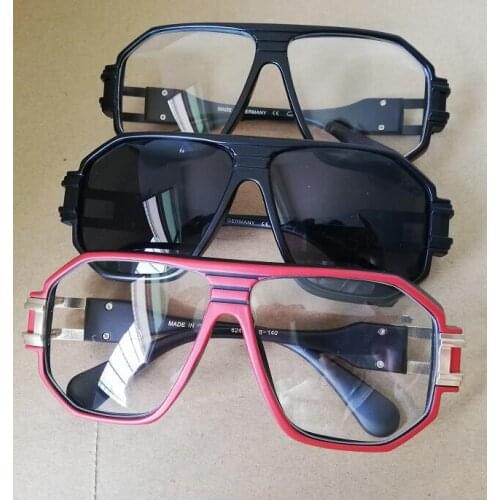 Retro Male Sun Glasses Square Frame Goggles black Lens Men metal Sunglasses Oversize CZ624 glasses women sunglasses
