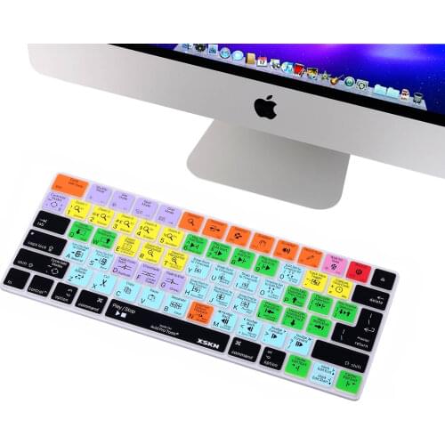 XSKN for Avid Pro Tools Shrortcut Hotkey Silicone Keyboard for Apple Magic Keyboard (MLA22LL/A, Released 2015), US and EU Layout