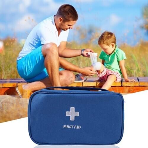 Portable First Aid Bag Outdoor Camping Survival Medicine Pill Storage Bags First Aid Kit Pouch Medicine Organizer