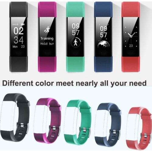 Convenient Multifunction Adjustable Soft TPE Bracelet Strap for ID115 Plus/ID115HR Plus/ID115 Plus HR