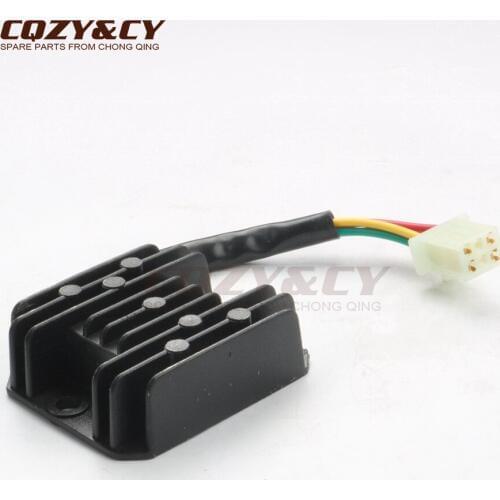 Universal 4 Wire 2 Phase Motorcycle Regulator Rectifier 12V DC Bike Quad Scooter