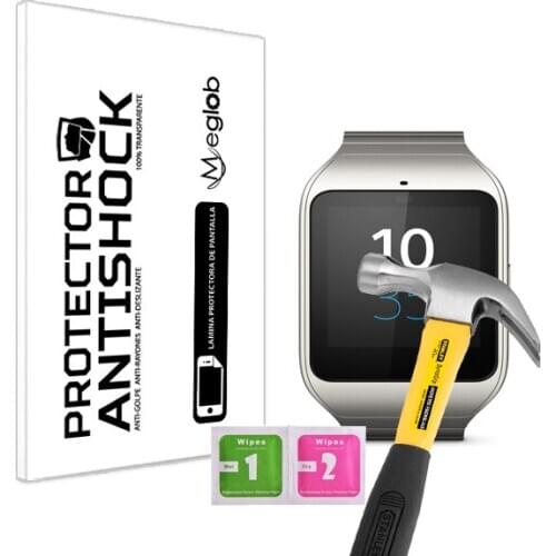 Screen protector Anti-Shock Anti-scratch Anti-Shatter compatible with Sony SmartWatch 3 SWR50