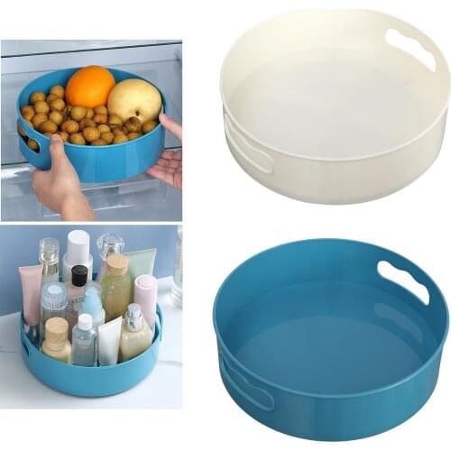 2x Multiuse Rotation Spice Bottles Storage Tray Table Top Rack Organizer