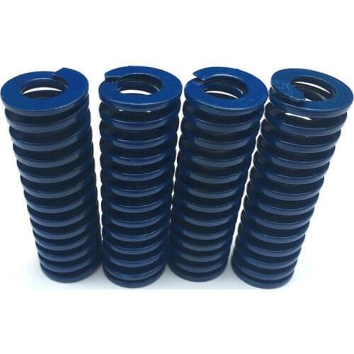 20mm OD 10mm ID mold load industrial compression spring pressured spring rectangular compress die springs 25mm-60mm length