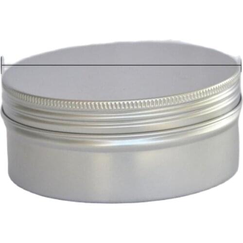 250G silver aluminum jar pot tea tin bottle day night cream wax essence mask gel moisturizer skin care cosmetic packing