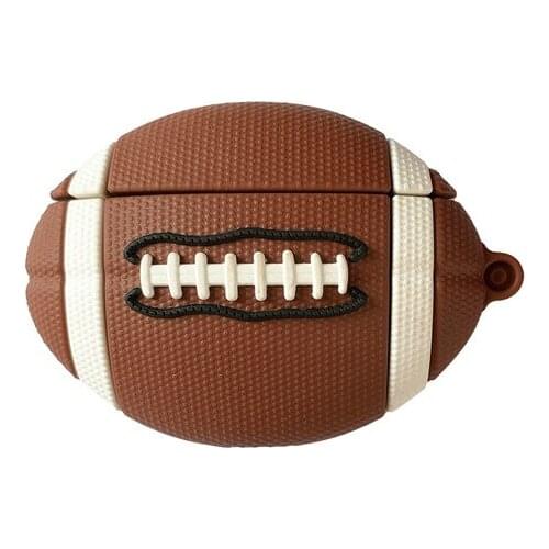 3D Personalized Rugby Silicone Earphone Protective Case For AirPods 1/2/Pro Bluetooth Headset Cover