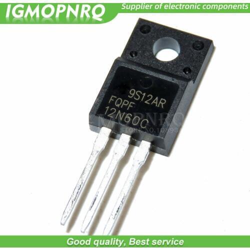 50pcs FQPF12N60C 12N60C 12N60 TO-220F 600V 12A MOSFET N-Channel transistor new original