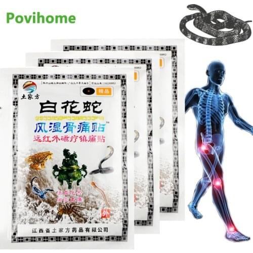 8Pcs Scorpion Venom Snake Oil Extraction Analgesic Patch for Rheumatoid Arthritis Joint Periarthritis Shoulder Neck Pain Relief