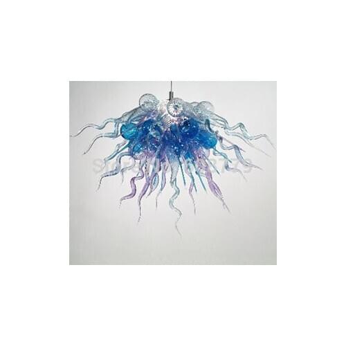 Free Shipping New Arrival Cheap Blown Glass LED Modern Chandelier
