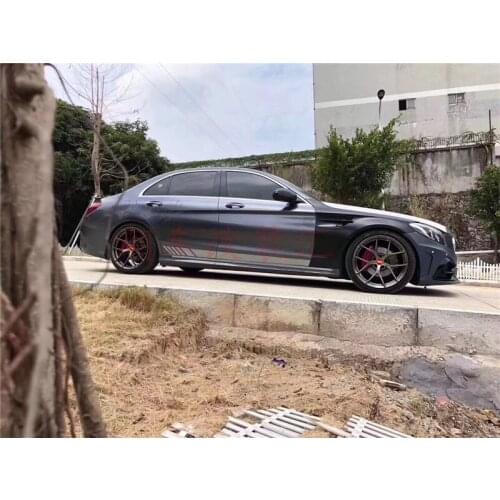 Suit For Front the Fender Air Vent Leaf Plate Samurai Evolution Gtr Modified by Mercedes Benz W205 in 14-19