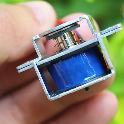 Miniature Electromagnet Inhaled Through Push-pull Type Micro Electromagnet DC 5V 6V 9V 12V DIY Magnetic Materials