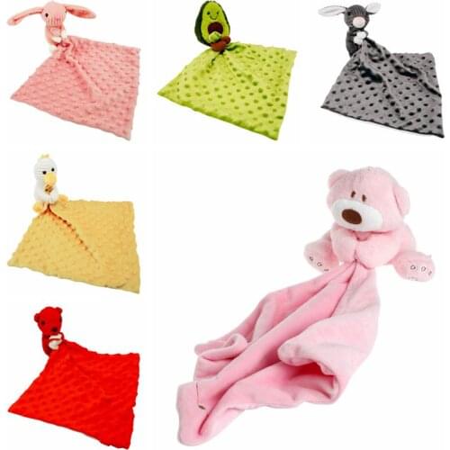 Baby Kids Comforter Washable Blanket Teddy Bear Soft Smooth Toy Plush Stuffed