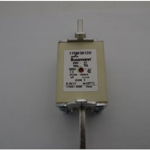 New Power Fuse 170M3812D 100A 690V Original Bussmann fuse for motor circuit