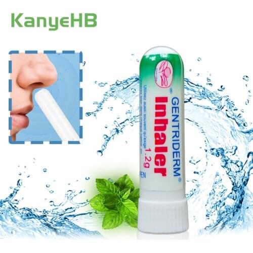 1pcs Original Thailand Nasal Inhaler Refreshing Artifact Mint Cream Nasal Essential Oils Rhinitis Nose Cool Herbal Ointment S032