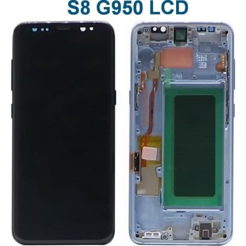 Original LCD For Samsung Galaxy S8 Display G950 G950F SM-G950F/DS G950fg Lcd Display Touch Screen Digitize Assembly With defect