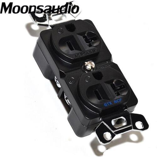 One Moonsaudio Acrolink GTX-A NCF(R) Series Rhodium plated Power Plug Adapter Socket for power wall