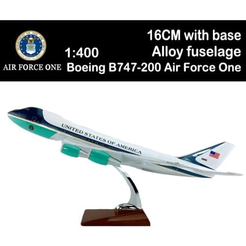 47CM 1:150 Airplane Boeing B747-200 Model Air Force One Alloy Aircraft Plane Display Toy Airliner Adult Collection Boys Souvenir