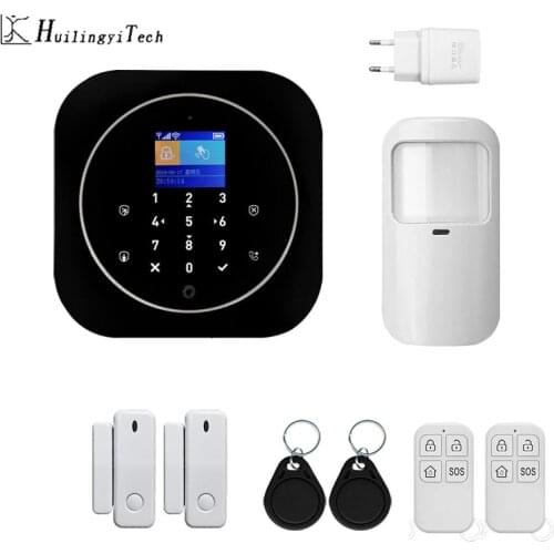 Home Alarm System Tuya Smart Life Gsm Wifi Alarm Detector Fire Protection System Anti-theft Smart Motion Sensor