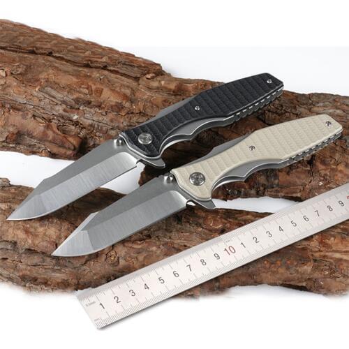 Senior The sharp 8CR13MOV hunting survival tactics folding knife hardness 60 HRC EDC tool High-end gift knife