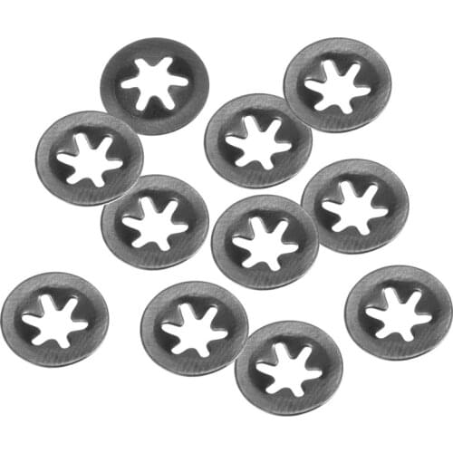 Uxcell 10pcs/lot Internal Tooth Starlock Washer M3 M5 M6 M8 M10 M12 65Mn Spring Steel Flat Shaft Fastener Hardware Gasket Lock