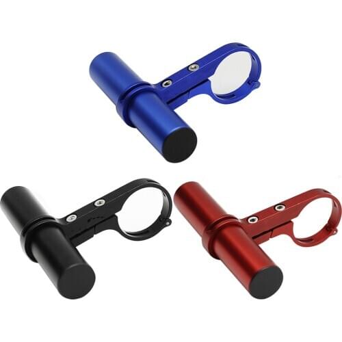 10cm Bicycle Handlebar Extender Aluminum Alloy Mountain MTB Bike Cycling Headlight Bracket Lamp Flashlight Holder Accessories