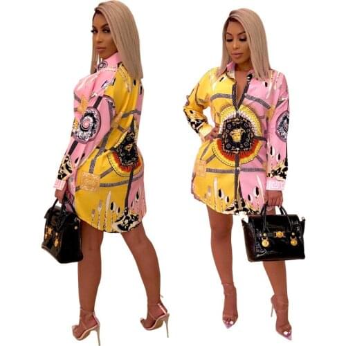 Модные платья-рубашки WJ China At AliExpress