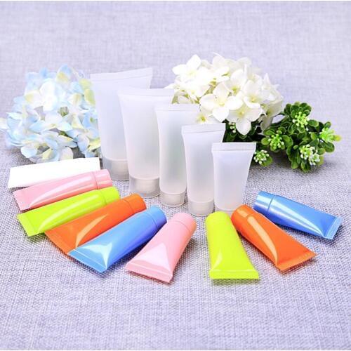 1000 pcs 5g/ml Empty PP Cosmetic Hose Tube Cream Lotion Shampoo Containers Facial Cleanser Soft Tubes