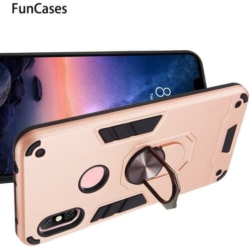 Car Magnetics Finger Ring Holder Coque TPU Case For telefon Redmi Note 6 Carcasa TPU Cases Xiaomi Redmi estuche Note 6 Pro