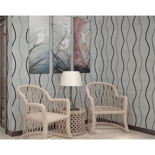 Beibehang Modern minimalist striped wavy curve background walls wallpaper home decor wallpaper living room bedroom 3d wallpaper