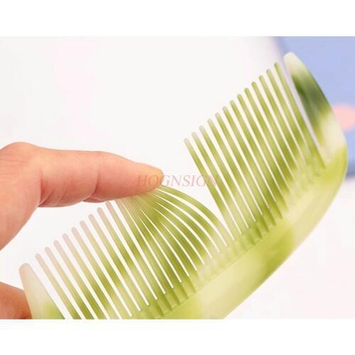 Comb Green Plastic Thickening Medium Tooth Thick Hair Household Bathroom Durable Anti Static Hairbrush Hairdressing Supplies