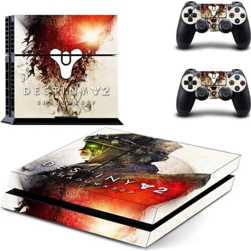 Game Destiny 2 PS4 Stickers Play station 4 Skin PS 4 Sticker Decals Cover For PlayStation 4 PS4 Console & Controller Skins Vinyl
