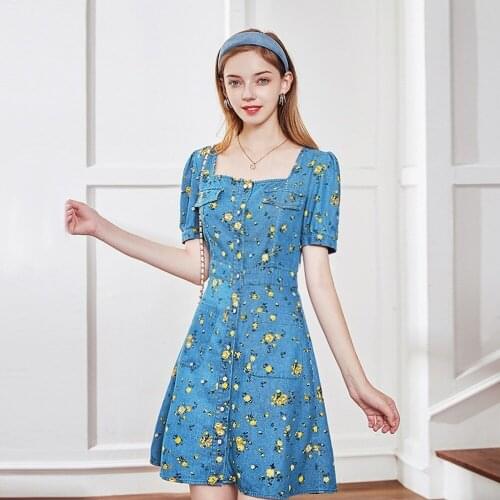 Jospoo Fashion Denim Dresses