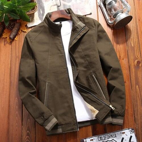 Fleece Jackets Mens Casual Jacket Men Bomber male Outerwear Mens Coats Male jacket autumn and winter mens jacket plus fleece 4XL