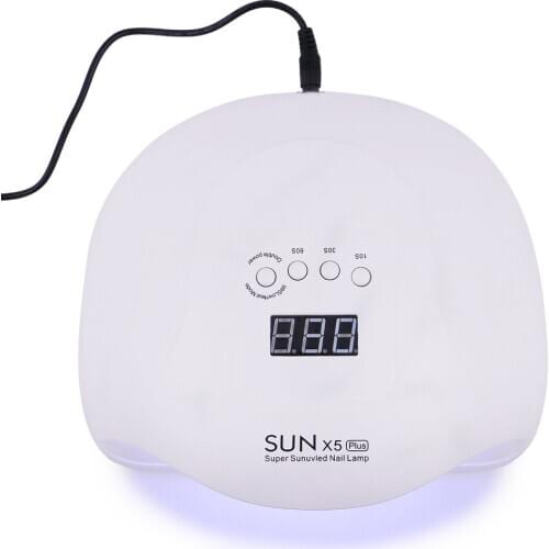 SUN X5 Plus UV LED Nail Dryer 54W Gel Polish Curing Lamp with Bottom Timer LCD Display Quick Dry Lamp For Nails Manicure Gel