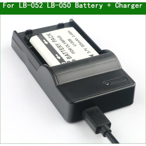 Lanfulang LB-052 LB-050 LB052 LB050 Digital Camera Battery + Charger for Kodak PIXPRO SL10 SL25 SPZ1 FZ151 FZ152 FZ201