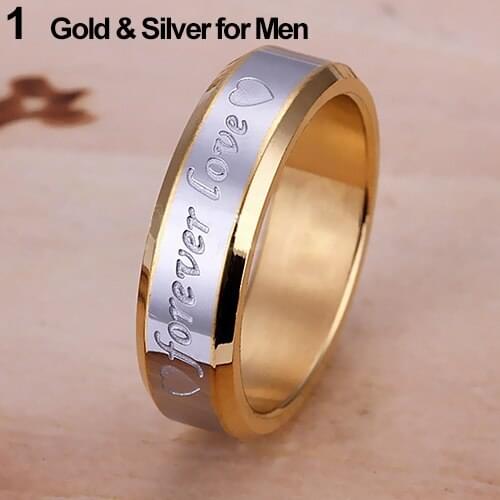 Hot-Selling Stainless Steel Ring Wedding Ring Set