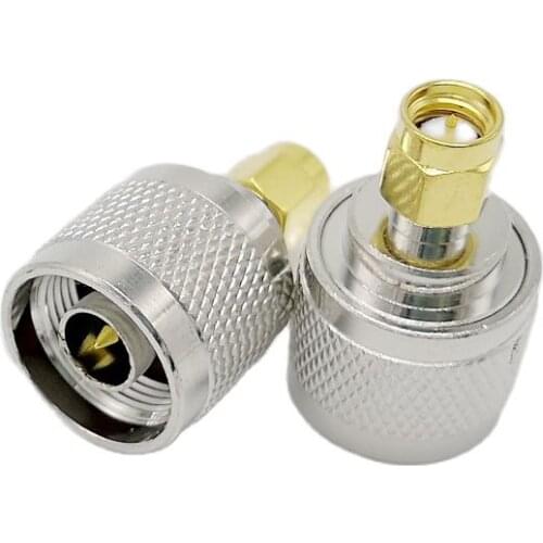 N-Type to SMA connector adapter N Male to SMA Male RF Coaxial Adapter Connector 5pcs/lot