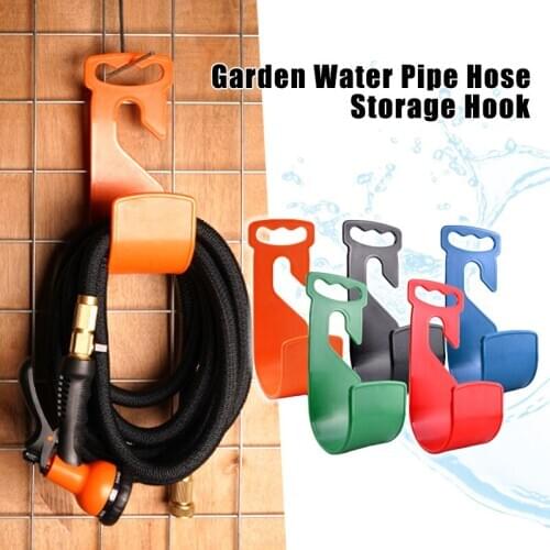 Garden Plastic Hose Hook Garden Irrigation Shower Nozzle Telescopic Hose Storage Rack Winding Frame Expandable Pipe Holder