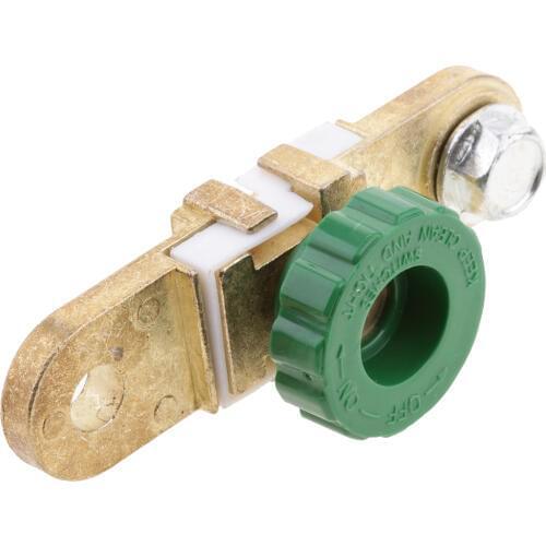 Durable Metal 12V 24V Car Van Boat Heavy Duty Battery Disconnect Isolator Cut Off Switch with Round Rotary Knob