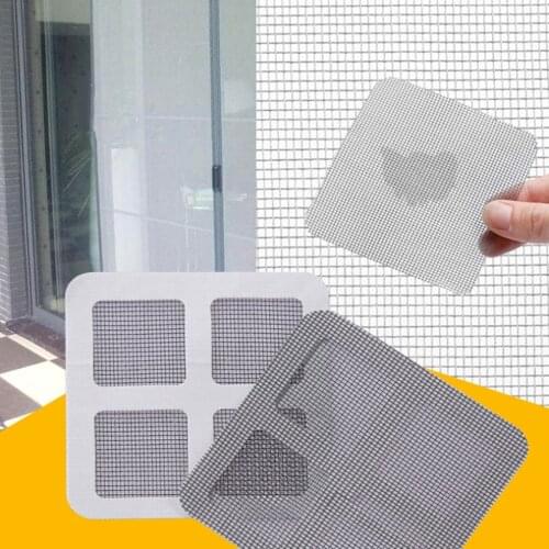 Window Door Screen Repair Patch Anti-insect and Bugs Screen Patch Kit Mosquito Adhesive Repair Tool