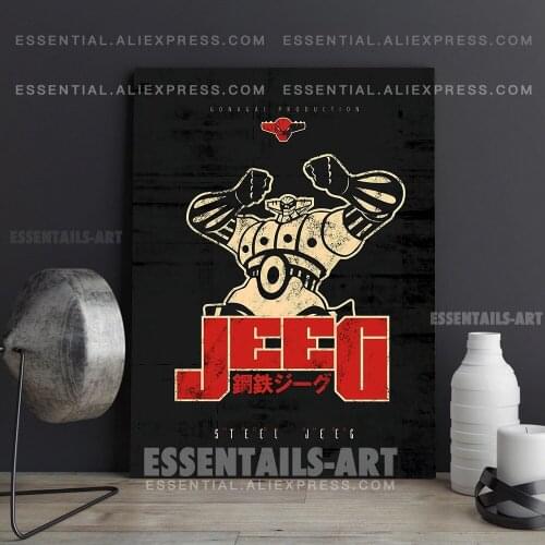Kotetsushin Jeeg Robot Retro Anime Poster Canvas Wall Art Painting Decor Pictures Bedroom Living Room Home Decoration Prints