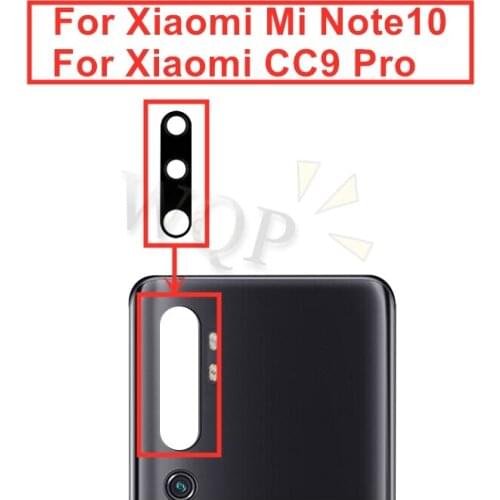 2pcs for Xiaomi Mi Note 10 Camera Glass Lens for Xiaomi CC9 Pro Back Rear Camera Glass Lens with Glue Replacement Repair Parts