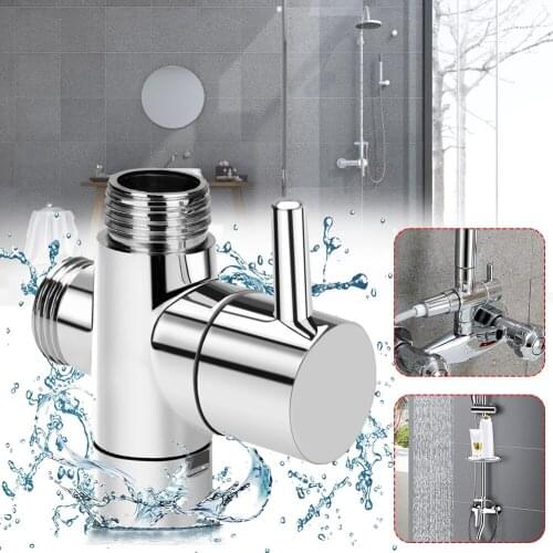 3 Way ABS Water Separator Diverter Adjustable Shower Head Diverter Bathroom Accessories Shower Replacement Part