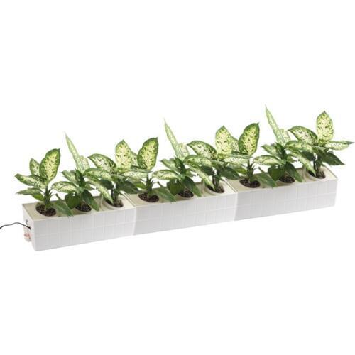Three sets DIY flower vegetables Hydroponics system without earth Nutrient Film Technique PVC pipe plant pot plant nursery pot