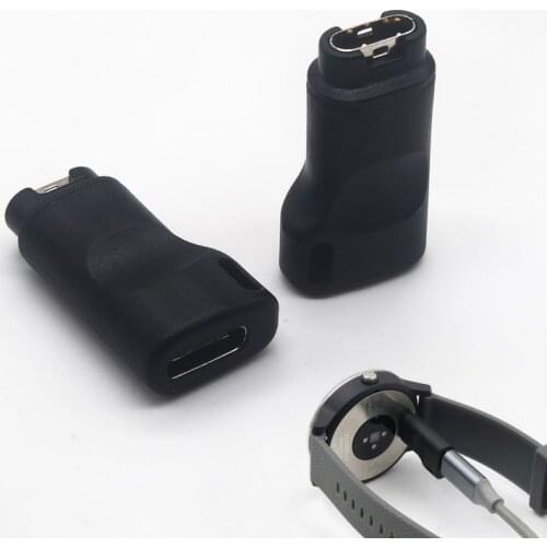 Type C USB Cable Charger Adapter for Garmin Fenix 5/5S/5X/6/6S/6X Venu Swim 2/2S SQ Vivoactive 4/4s/3 945 935 645 245 Instinct