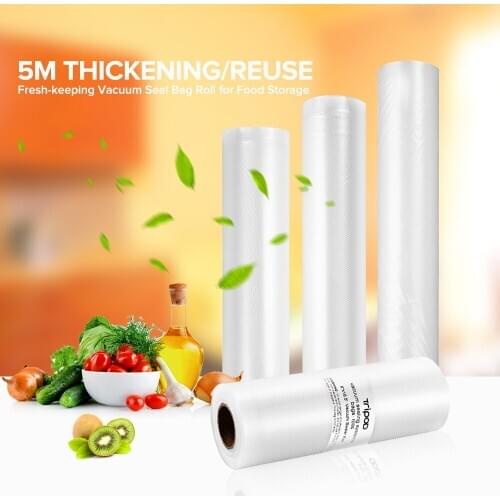 Vacuum Bags For Food Storage 1 Roll Fresh-keeping Bag Of Vacuum Sealer Bag Packaging Film Keep Fresh Up To 6x Longer Non-toxic