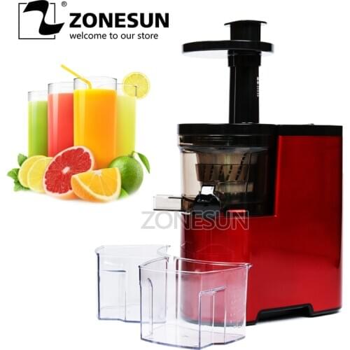 ZONESUN High end red juice machine homemade nutritious and healthy juice/ easy operation juicer