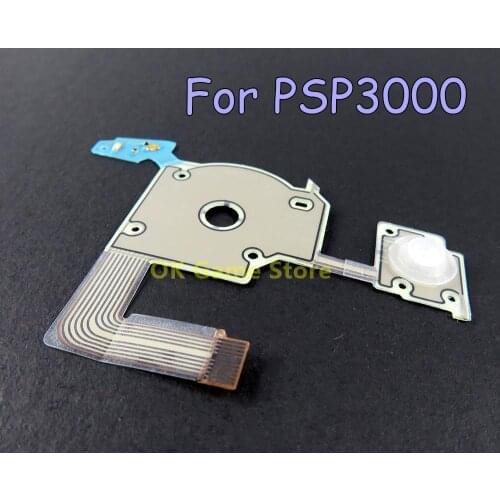 1pc/lot Original L Left Ribbon Keyboard Button Flex Cable with rubber Replacement for PSP3000 PSP 3000 Game Console